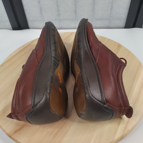 Timberland Oxford Split Toe Lace Up Brown Leather Comfort Shoes Men US 8M - Picture 5 of 10